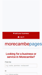 Mobile Screenshot of morecambepages.co.uk